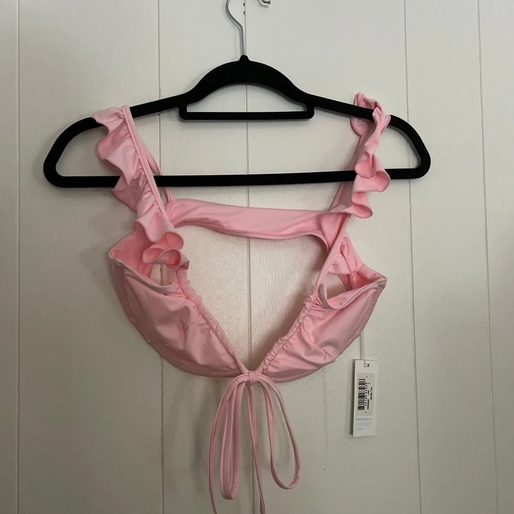 Frankie’s Bikinis Birdie Ruffle top
